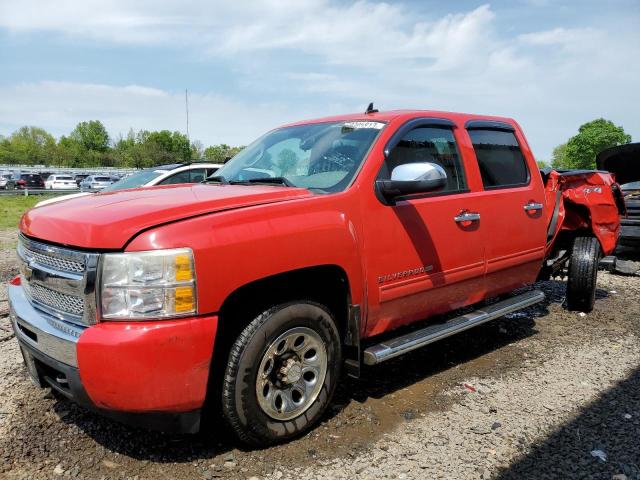 3GCRKREA6AG145225 - 2010 CHEVROLET SILVERADO K1500 LS RED photo 1