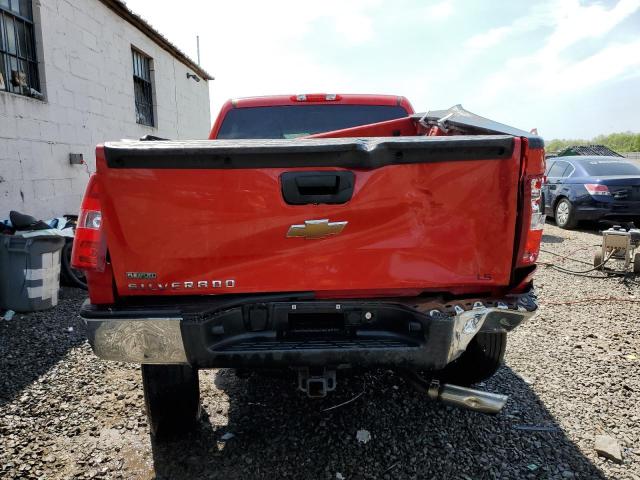 3GCRKREA6AG145225 - 2010 CHEVROLET SILVERADO K1500 LS RED photo 6