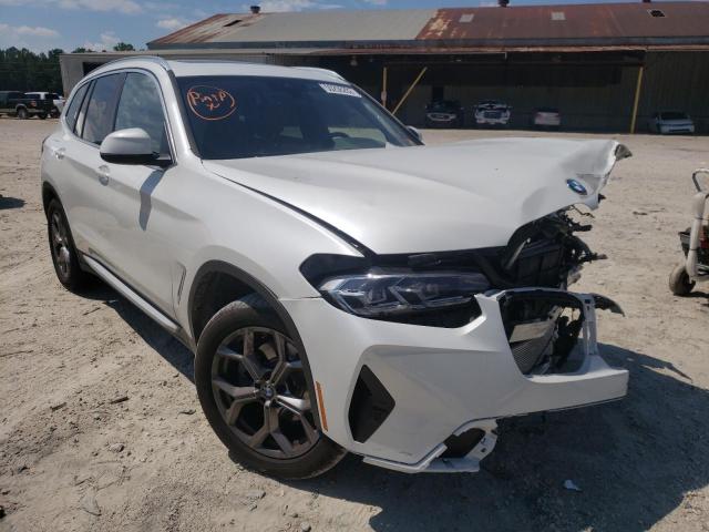 WBX57DP00NN149553 - 2022 BMW X3 XDRIVE30I WHITE photo 1