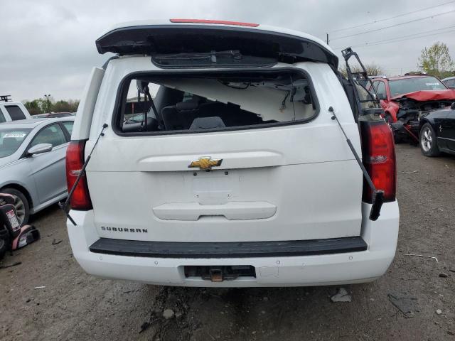 1GNSKJKC1FR158570 - 2015 CHEVROLET SUBURBAN K1500 LT WHITE photo 6