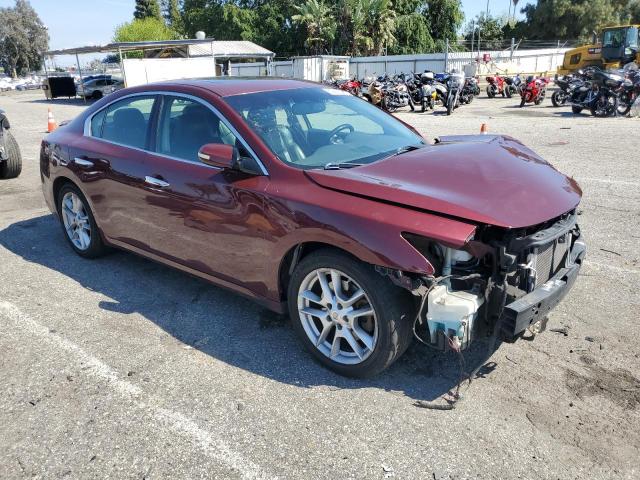 1N4AA5AP2AC819995 - 2010 NISSAN MAXIMA S BURGUNDY photo 4