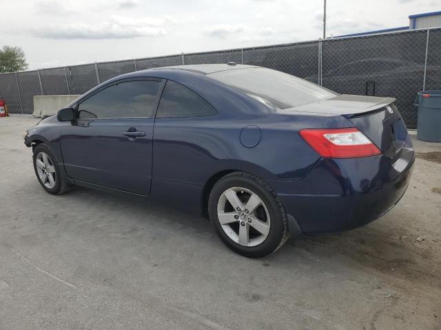 2HGFG12866H579600 - 2006 HONDA CIVIC EX BLUE photo 2