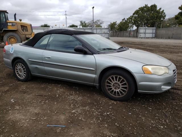 1C3EL55R46N258913 - 2005 CHRYSLER SEBRING TOURING TEAL photo 4