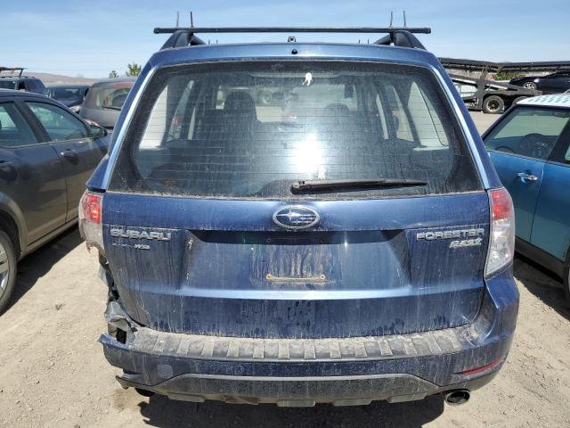 JF2SHABCXBH771750 - 2011 SUBARU FORESTER 2.5X BLUE photo 6