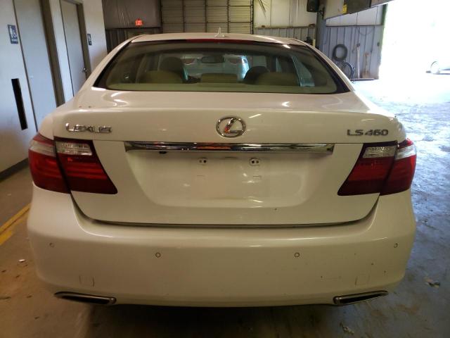 JTHBL46F175011202 - 2007 LEXUS LS 460 WHITE photo 6