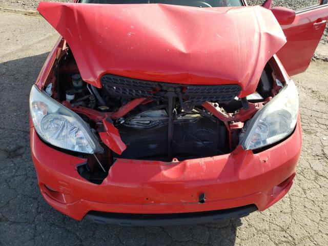 2T1KR30E88C702449 - 2008 TOYOTA COROLLA MA XR RED photo 11