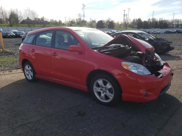 2T1KR30E88C702449 - 2008 TOYOTA COROLLA MA XR RED photo 4