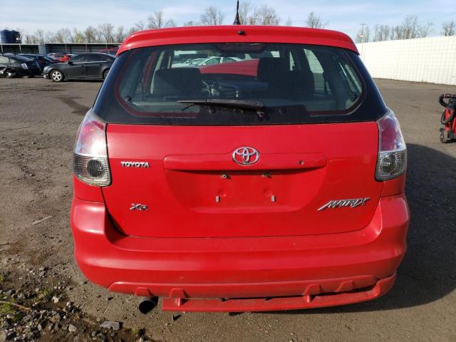 2T1KR30E88C702449 - 2008 TOYOTA COROLLA MA XR RED photo 6