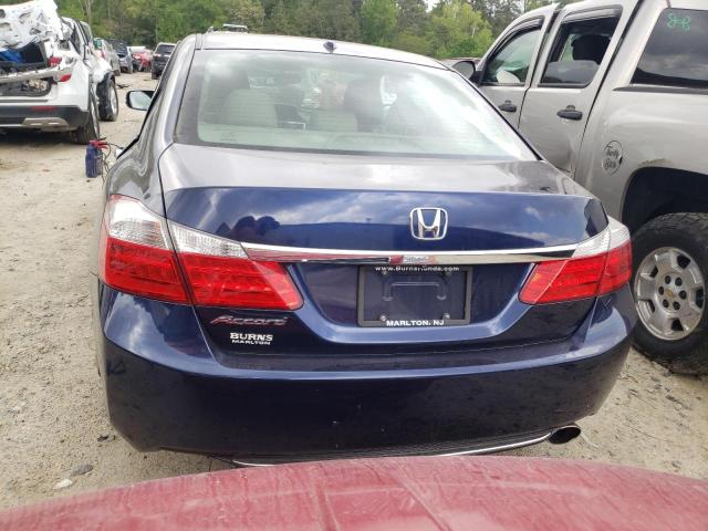 1HGCR2F83EA096284 - 2014 HONDA ACCORD EXL BLUE photo 6