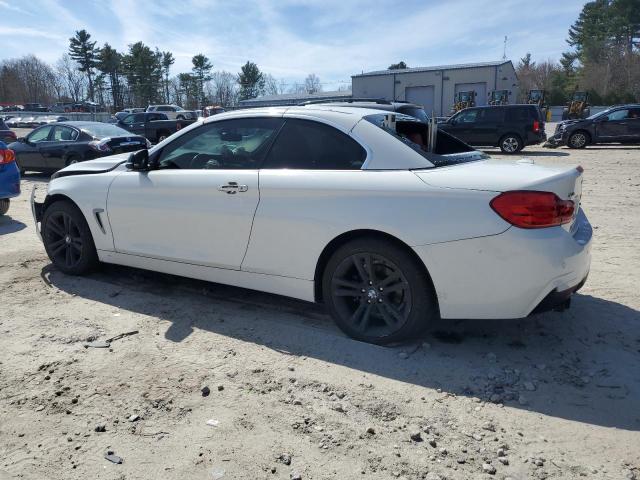 WBA3T1C5XFP820696 - 2015 BMW 428 XI SULEV WHITE photo 2