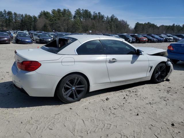 WBA3T1C5XFP820696 - 2015 BMW 428 XI SULEV WHITE photo 3