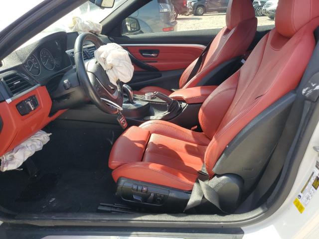 WBA3T1C5XFP820696 - 2015 BMW 428 XI SULEV WHITE photo 7
