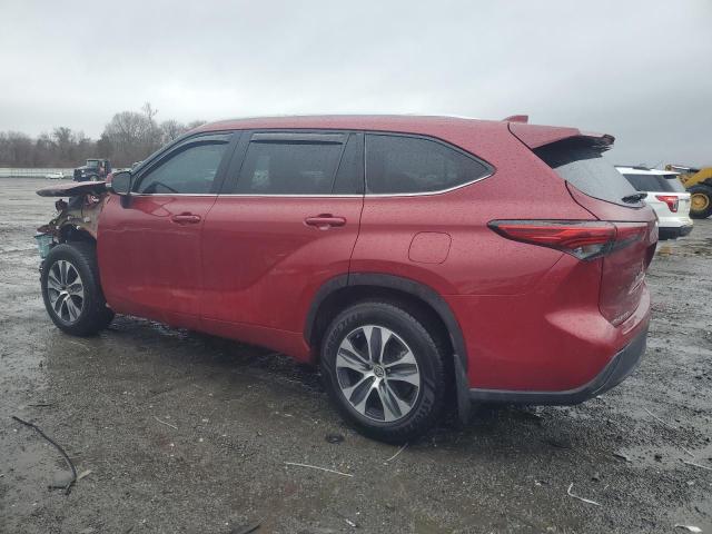 5TDGZRBH6NS236913 - 2022 TOYOTA HIGHLANDER XLE 红色 照片 2