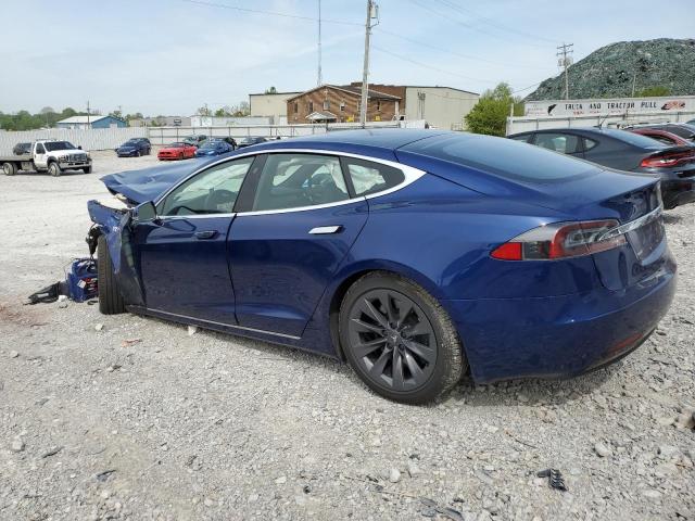 5YJSA1E26LF399718 - 2020 TESLA MODEL S Կապույտ լուսանկար 2