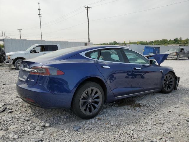 5YJSA1E26LF399718 - 2020 TESLA MODEL S Կապույտ լուսանկար 3