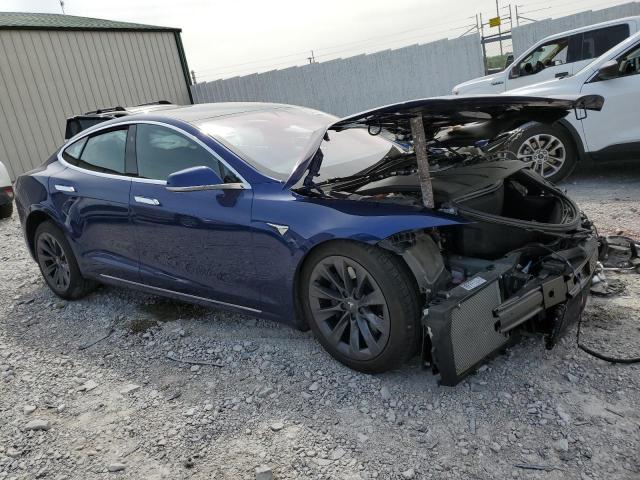 5YJSA1E26LF399718 - 2020 TESLA MODEL S Կապույտ լուսանկար 4