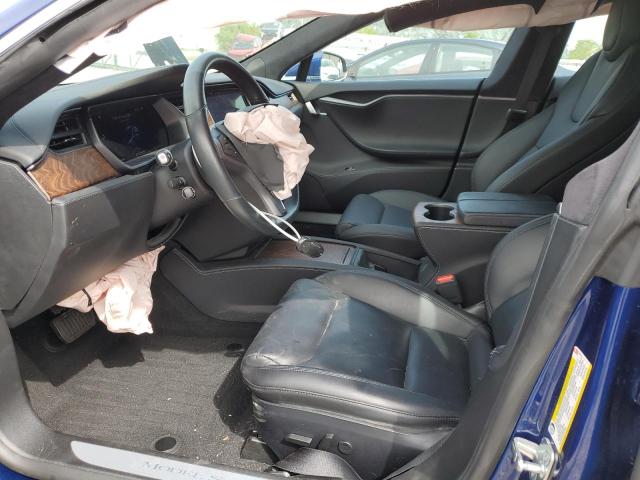 5YJSA1E26LF399718 - 2020 TESLA MODEL S Կապույտ լուսանկար 7