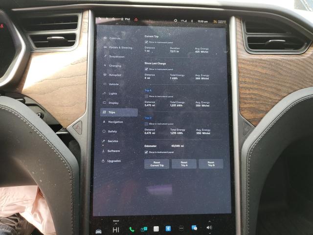 5YJSA1E26LF399718 - 2020 TESLA MODEL S Կապույտ լուսանկար 9