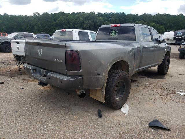 3C63DRJLXCG153085 - 2012 DODGE RAM 3500 LARAMIE GRAY photo 4