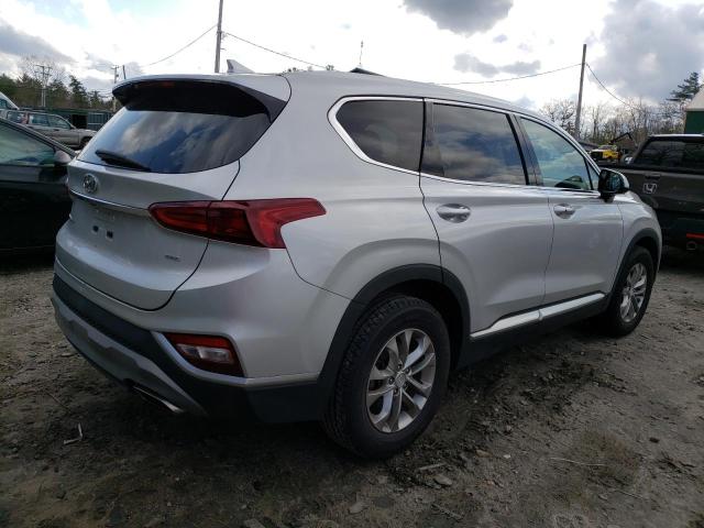 5NMS3CADXKH056324 - 2019 HYUNDAI SANTA FE SEL Արծաթագույն լուսանկար 3