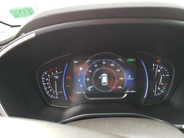 5NMS3CADXKH056324 - 2019 HYUNDAI SANTA FE SEL Արծաթագույն լուսանկար 9