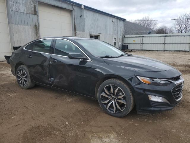 1G1ZG5ST2MF017949 - 2021 CHEVROLET MALIBU RS BLACK photo 4