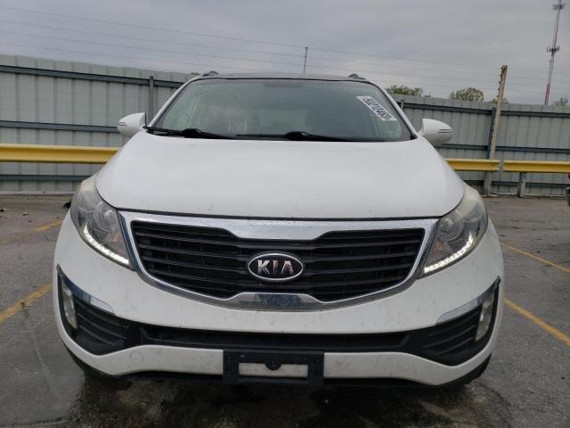 KNDPC3A20B7052469 - 2011 KIA SPORTAGE EX WHITE photo 5