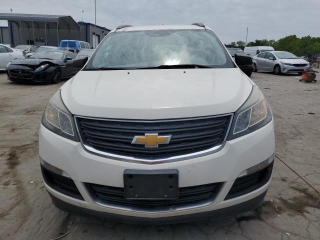 1GNKRFED7EJ145123 - 2014 CHEVROLET TRAVERSE LS WHITE photo 5