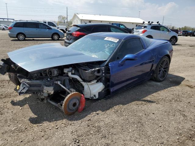 1G1YY26E365120874 - 2006 CHEVROLET CORVETTE Z06 BLUE photo 1