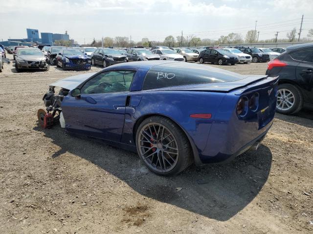 1G1YY26E365120874 - 2006 CHEVROLET CORVETTE Z06 BLUE photo 2