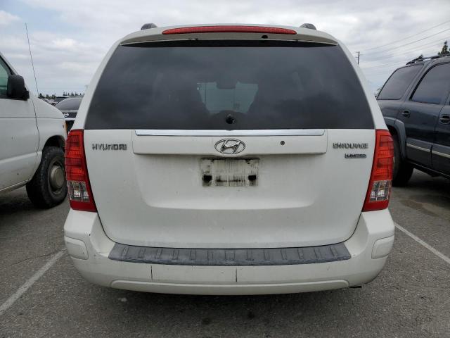 KNDMC233376030336 - 2007 HYUNDAI ENTOURAGE GLS WHITE photo 6