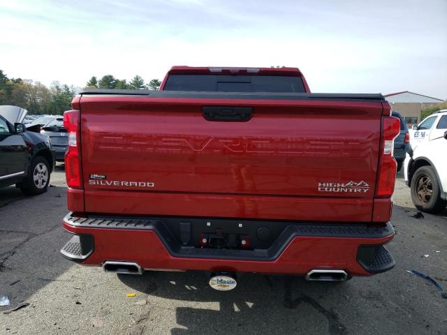 1GCUDJED3PZ191135 - 2023 CHEVROLET SILVERADO K1500 HIGH COUNTRY RED photo 6