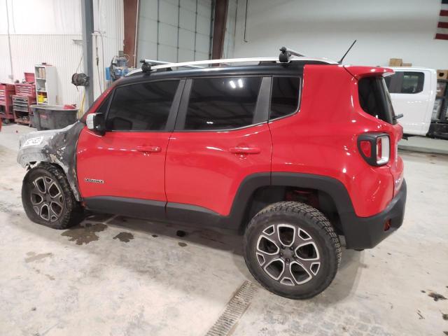 ZACCJBDT2FPB38412 - 2015 JEEP RENEGADE LIMITED RED photo 2