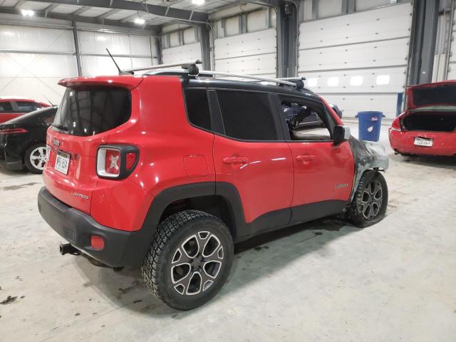 ZACCJBDT2FPB38412 - 2015 JEEP RENEGADE LIMITED RED photo 3