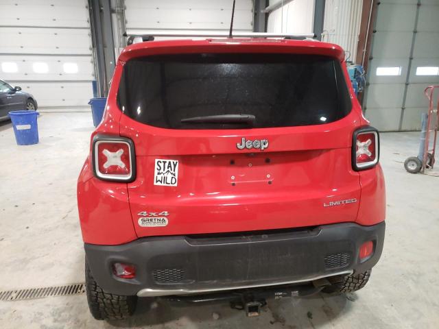 ZACCJBDT2FPB38412 - 2015 JEEP RENEGADE LIMITED RED photo 6