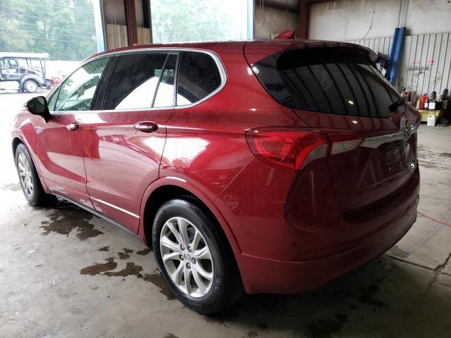 LRBFXBSA6LD082447 - 2020 BUICK ENVISION PREFERRED RED photo 2