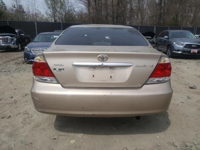 4T1BE30K65U973814 - 2005 TOYOTA CAMRY LE GOLD photo 6