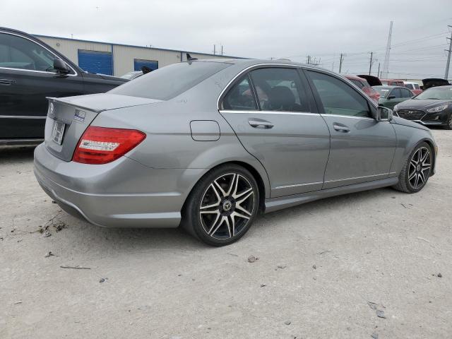 WDDGF4HB2DR256593 - 2013 MERCEDES-BENZ C 250 GRAY photo 3