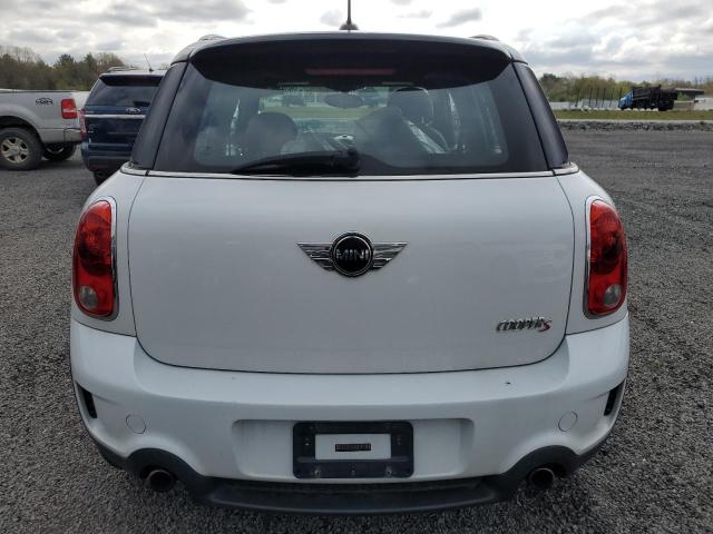 WMWZC3C52CWL81419 - 2012 MINI COOPER S COUNTRYMAN WHITE photo 6