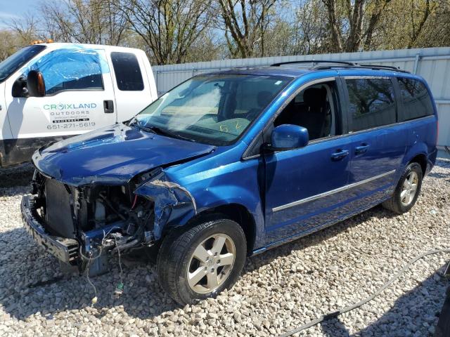 2D4RN5DX7AR125116 - 2010 DODGE GRAND CARA SXT BLUE photo 1