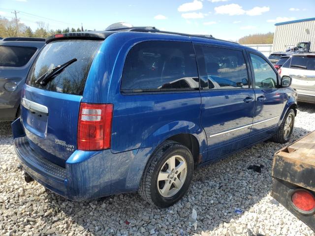 2D4RN5DX7AR125116 - 2010 DODGE GRAND CARA SXT BLUE photo 3