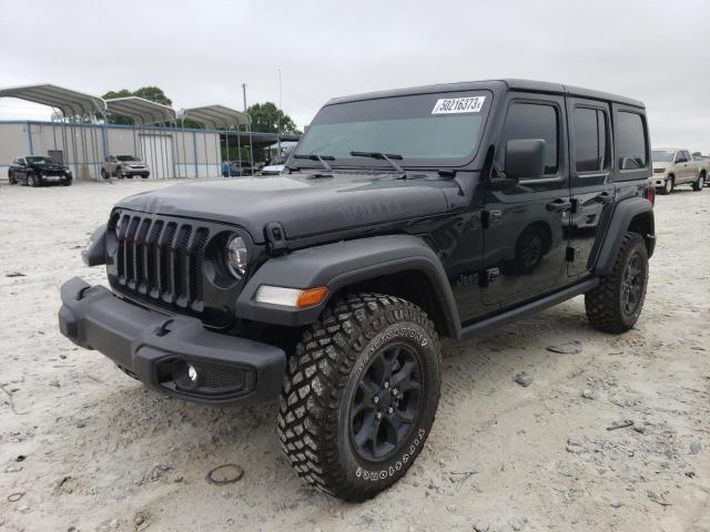 1C4HJXDG5NW139433 - 2022 JEEP WRANGLER U SPORT BLACK photo 1