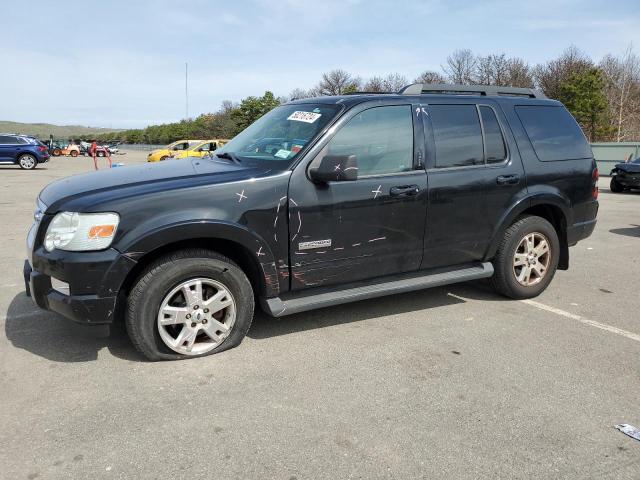 1FMEU73E68UA67664 - 2008 FORD EXPLORER XLT BLACK photo 1