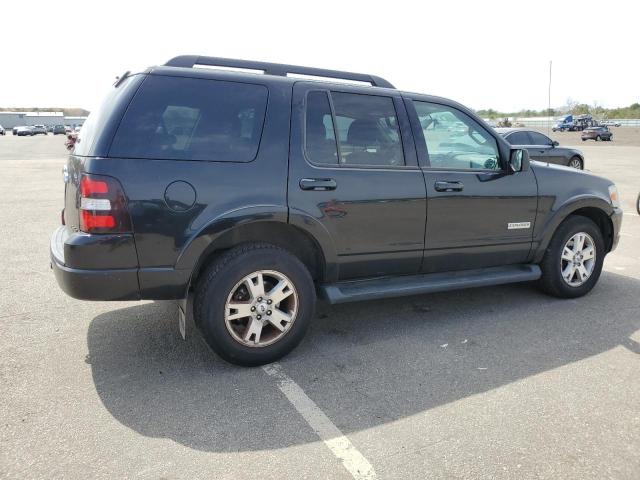 1FMEU73E68UA67664 - 2008 FORD EXPLORER XLT BLACK photo 3