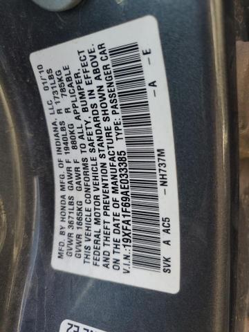 19XFA1F69AE033385 - 2010 HONDA CIVIC LX-S 蓝色 照片 12