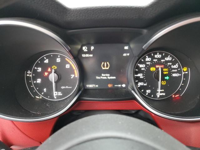 ZASPAKBNXK7C41405 - 2019 ALFA ROMEO STELVIO TI Ақ фото 9