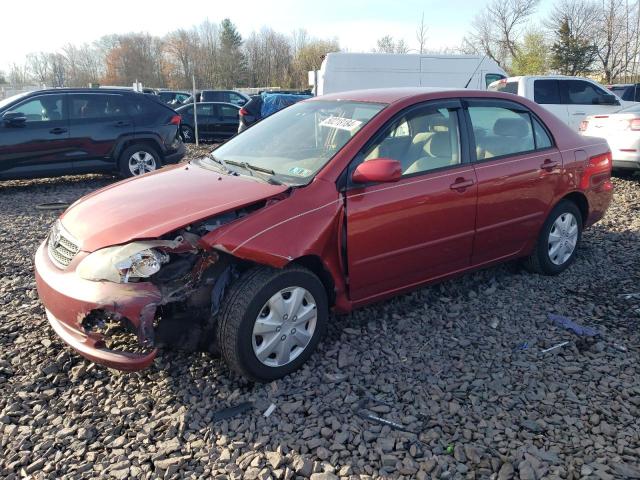 2T1BR30E78C937781 - 2008 TOYOTA COROLLA LE CE RED photo 1