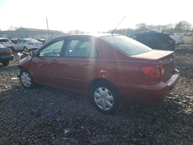 2T1BR30E78C937781 - 2008 TOYOTA COROLLA LE CE RED photo 2