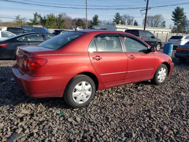 2T1BR30E78C937781 - 2008 TOYOTA COROLLA LE CE RED photo 3