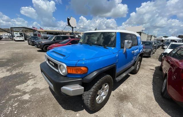 JTEBU11FX70097266 - 2007 TOYOTA FJ CRUISER BLUE photo 2